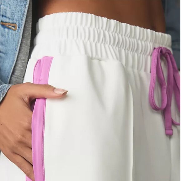 ANTHROPOLOGIE Daily Practice by Anthropologie Side-Stripe Track Pants Size L NWT - Picture 2 of 3